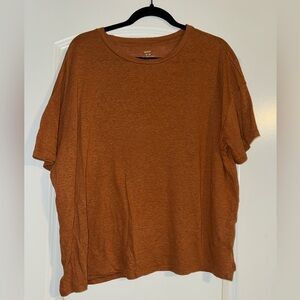 Aerie Warm Brown Oversized Top